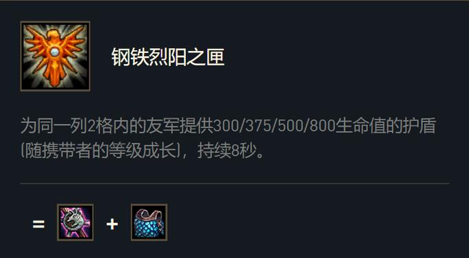 LOL装备[钢铁烈阳]属性介绍