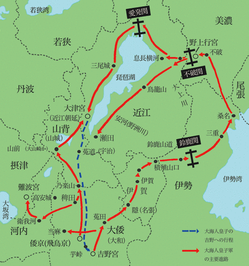 壬申之乱叛乱经过