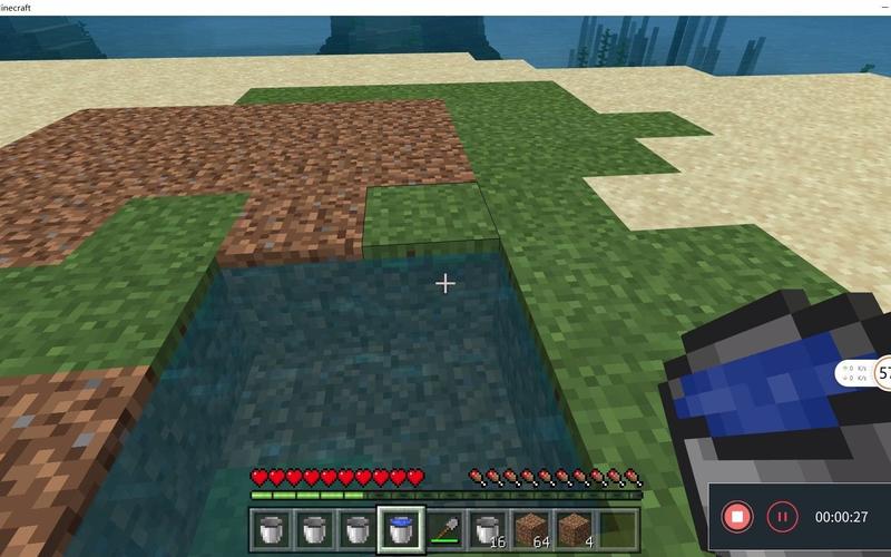 pc版mc1.8.1怎么做无限岩浆和无限水源