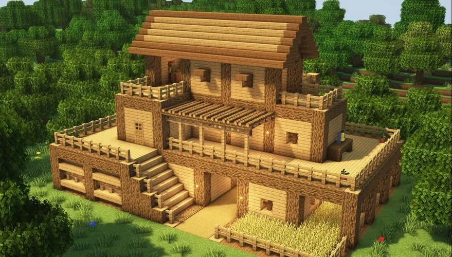 我的世界空中小木屋怎么建