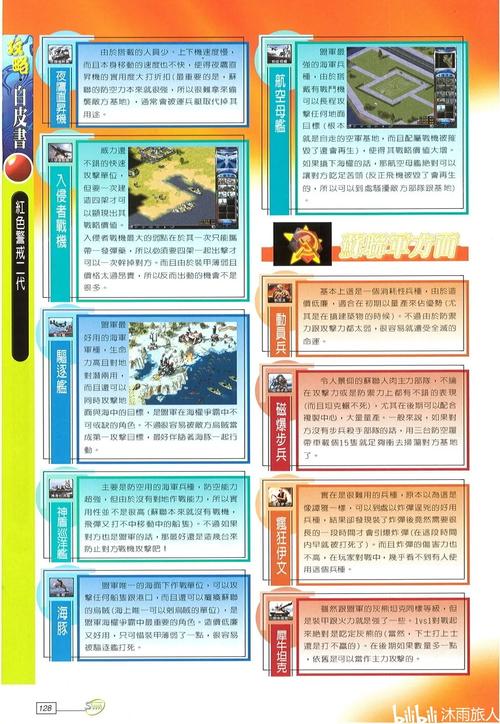 《红警2》兵临城下中各国的特有的武器?
