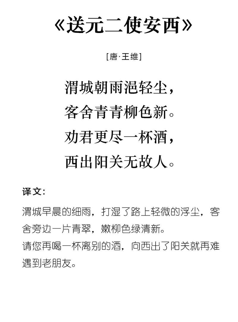 渭城朝雨浥轻尘是什么意思?