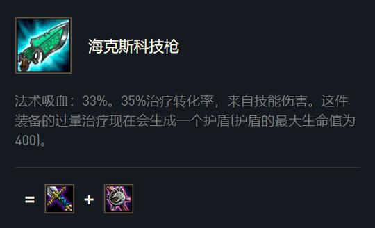 英雄联盟战斗中的装备“绿抓”、“科技枪”这两种在哪里找啊?我找不...