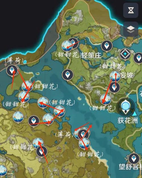 原神电气骗骗花地图分布一览原神电气骗骗花的刷新位置在哪