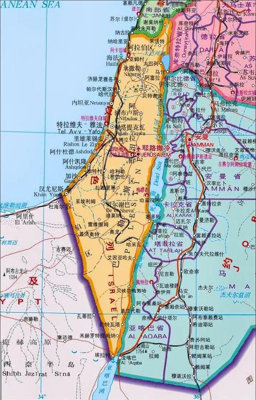 以色列的国土原来是属于哪个国家的?