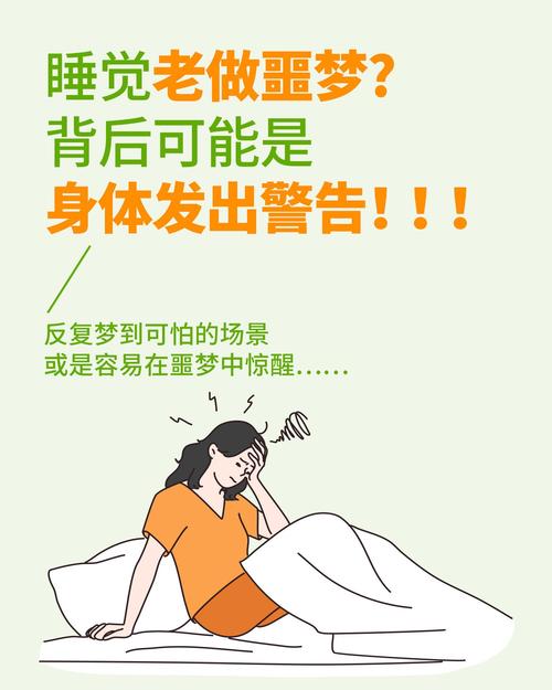 总做一些关于鬼怪的噩梦。吓醒再睡也是。噩梦一个接着一个